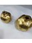 11X10CM Gold Renk Cam Poliresin Nar Biblo Vazo Çiçeklik Taçlı Büyük 1 Adet 2
