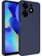 Tecno Spark 10 Pro Kılıf Lansman Içi Kadife Kamera Korumalı Mara Silikon Kılıf - Lacivert 1