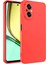 Realme 12 Lite Kılıf Lansman Içi Kadife Kamera Korumalı Mara Silikon Kılıf - Kırmızı 1