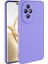 Honor 200 Pro Kılıf Lansman Içi Kadife Kamera Korumalı Mara Silikon Kılıf - Lila 2