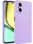 Realme 12 Lite Kılıf Lansman Içi Kadife Kamera Korumalı Mara Silikon Kılıf - Lila 1