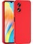 Oppo A38 Kılıf Lansman Içi Kadife Kamera Korumalı Mara Silikon Kılıf-Kırmızı 1