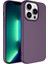 iPhone 14 Pro Kılıf Lansman Içi Kadife Kamera Korumalı Mara Silikon Kılıf-Koyu Mor 1