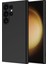 Samsung Galaxy S25 Ultra Kılıf Lansman Içi Kadife Kamera Korumalı Mara Silikon Kılıf-Siyah 1