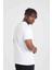 Bisiklet Yaka Beyaz Regular Fit 2