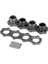 M17 17MM Alüminyum Jant Hex Hub Adaptörü Somun ile Pin Için 1/8 Rc Araba Buggy Truggy Canavar Kamyon Hpı Hsp Traxxas Losi Eksenel Kyosho Tamiya Redcat Himoto Df Zd Yarış Paletli (Yurt Dışından) 2