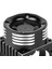 Uzaktan Kumanda Motor Fanı, 1/8 1/10 Ölçekli Uzaktan Kumanda Model Araba Alüminyum Alaşımlı Isı Emici 42MM 4274 Esc Motor Montajı Soğutma Fanı Renkli LED Işık, Siyah (Yurt Dışından) 4