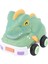Uzaktan Kumanda Dinozor Araba Çok Fonksiyonlu Güvenlik Anti Çarpışma Rc Dinozor Araba Oyuncak Işık ve Müzik ile Pterosaur (Yurt Dışından) 2