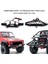 Ön Tampon Arka Tampon Setleri Rc Paletli Tampon LED Işıkları ile Alüminyum Alaşımlı Tampon ile Uyumlu 1/10 Traxxas Trx-4 Trx4 Eksenel SCX10 90046 90047 Rc Araba (Yurt Dışından) 5