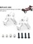 Metal Direksiyon Kupası Wltoys 1/10 104001 Off-Road Araba Yükseltmeleri Parçaları Aksesuarları Değiştirin 1860 (Yurt Dışından) 3