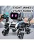 Robot Oyuncak Çocuklar Için, 2.4 Ghz Uzaktan Kumanda Hareket Sensörü Dublör Araba Oyuncak LED Işık Müzik Erkek Kız Doğum Günü (Yurt Dışından) 2