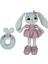 Amigurumi Uzun Kulakli Tavsan Uyku Arkadaşı ve Diş Kaşıyıcı Seti 2