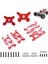 Süspansiyon Kolu Ön Arka Salıncak Kolları Wltoys 1/14 144001 Rc Araba Yükseltmeleri Parçaları Aksesuarları (Yurt Dışından) 1