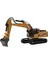 Backhoe Loader Ağır Hizmet Tekerlekli Ekskavatör Dalı 1: 60 Ölçekli Şantiye Backhoe Kazıcı Çocuklar Için Dekorasyon (Yurt Dışından) 4