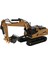 Backhoe Loader Ağır Hizmet Tekerlekli Ekskavatör Dalı 1: 60 Ölçekli Şantiye Backhoe Kazıcı Çocuklar Için Dekorasyon (Yurt Dışından) 5