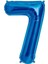 - 16 Inç 7 Rakamı Folyo Balon Mavi 40 cm Dpmah 1