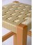 Ahşap Hasır Örgülü Tabure Mutfak/balkon/piknik Masa Taburesi 45 cm 2