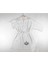 Lotus ve Unalome Görselli Beyaz Müslin Uzun Kollu Kimono 2