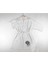 Etnik Spiral Görselli Beyaz Müslin Kimono 2