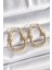 316L Çelik Gold Renk Burgu Halka Model Kadın Küpe - TJ-BKP9701 1