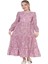 Kids G00662-423 Kız Çoçuk Empirme Çicekli Elbise - Gülücük - Pembe - ST00662-PEMBE-13 Yaş 1