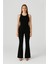Kadın Skinny Fit Siyah Esnek Pantolon 1