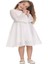 Kids G01764-893 Kız Çocuk Güpürlü Elbise - Gülücük - Bej-Krem - ST01764-BEJ-KREM-8 Yaş 1