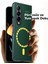 Samsung Galaxy Z Fold 4 Kılıf HBC-156 Forum Magneticsafe Kapak - Koyu Yeşil Inslm 4