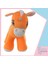Unicorn Boynuzlu Ponny At Peluş Uyku Arkadaşi 34 cm Turuncu Inslm 3