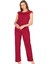 Bordo Penye Pijama Takımı - 1632 - Beden S/m Dpmah 1