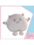 Kedi Yastik Peluş Uyku Arkadaşi 35 cm Pembe Inslm 3