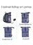 Çok Bölmeli Sırt Çantası Rolltop Backpack 4