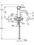 Minimax S A41579 Lavabo Musluğu, Krom 2