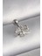 316L Çelik Gümüş Renk Zirkon Taş Detay Kurdele Model Tragus Piercing - TJ-PR1289 1
