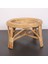 Yumru Doğal Kubu Rattan 40X25 Sehpa & Tabure 1