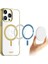 Labs Buff iPhone 15 Pro Max ile Uyumlu Magsafe Uyumlu Slim Fit Kılıf Kablosuz Şarj Destekleyen Sararmaya Karşı Korumalı Kapak (Altın Rengi) 3