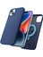 iPhone 14 Plus Kılıf Silicone Fit (Silikon) Magfit Magsafe Özellikli Navy Blue - ACS04921 1