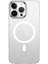 Apple Ile Uyumlu iPhone 16 Pro Kılıf Magsafe Şarj Özellikli Şeffaf Cam Arka Yüzey Zore G-Glass Kapak Şeffaf 1
