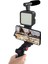 Vlogging Seti Video Kiti Tripod Mikrofon LED Işık Telefon Tutucu Kumandalı Selfie Vlog Tiktok Youtube 2
