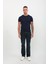 Erkek Likralı Regular Fit Haki Jean Pantolon 2