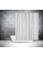 Banyo Perdesi 2x120x200 Çift Kanat Duş Perdesi Halka Hediyeli Duşakabin Perdesi 3182 3