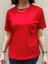 Pamuklu Kısa Kol Basic Tshirt 1