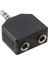 3.5 mm Stereo Erkek / 3.5 mm 2 Dişi Çevirici Jack (Elektromer) 2