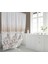 Banyo Perdesi 1x120x200 Tek Kanat Duş Perdesi Halka Hediyeli Duşakabin Perdesi 4131 7