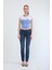 Kadın Slim Fit Likralı Lacivert Jean Pantolon 4