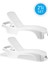 SY-2536 Beyaz Brezza Royal Rattan Lüks Şezlong 2'li Set 1