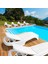 SY-2536 Kahverengi Brezza Royal Rattan Lüks Şezlong 2'li Set 4