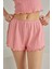 Nbb 68045 Kadın Pempe Self Patterned Crop Şortlu Takım 2