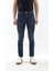 Erkek Slim Fit Likralı Mavi Jean Pantolon 6