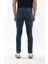 Erkek Slim Fit Likralı Mavi Jean Pantolon 8